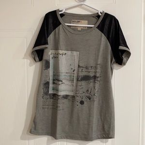 Boys wide round neck short sleeve top